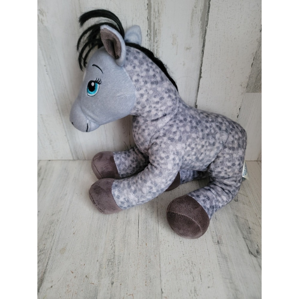 Build-A-Bear gray spotted horse stuffed animal plush play toy pony